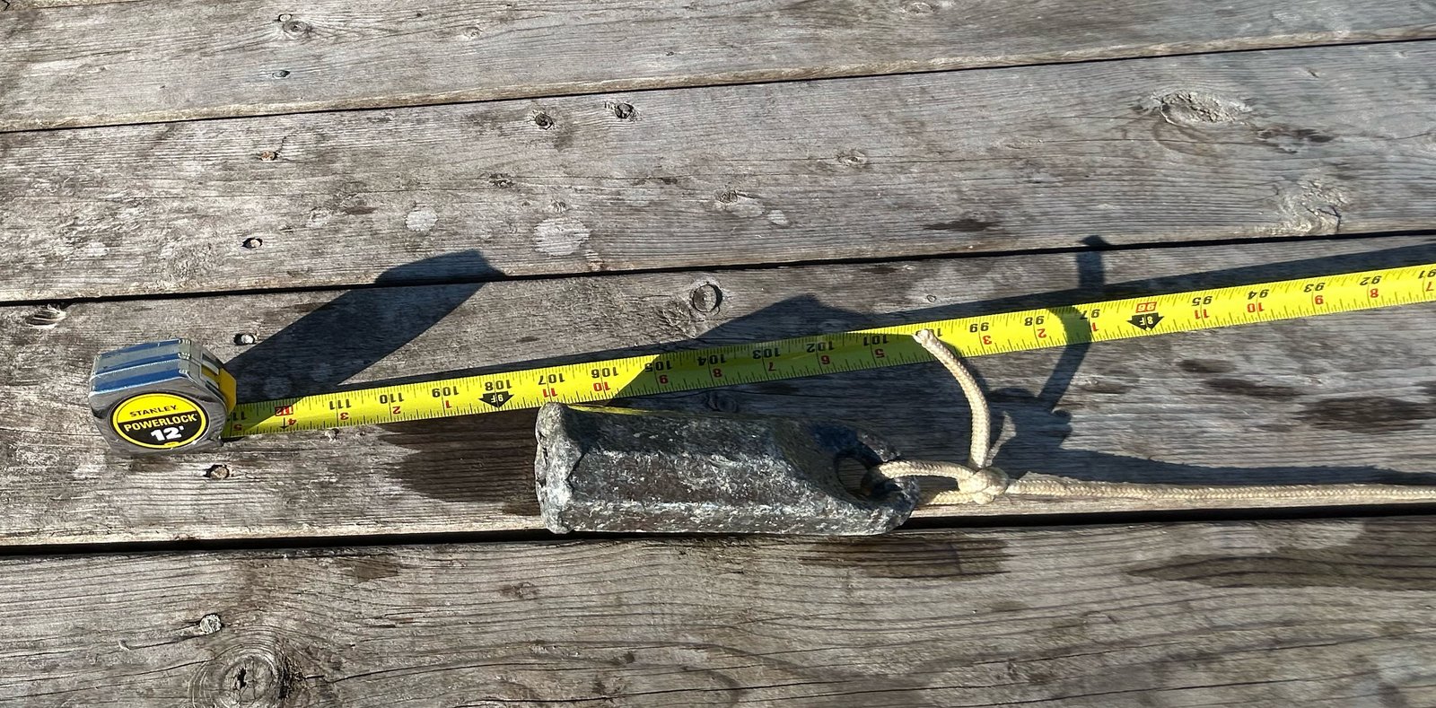 tape measure and lead line