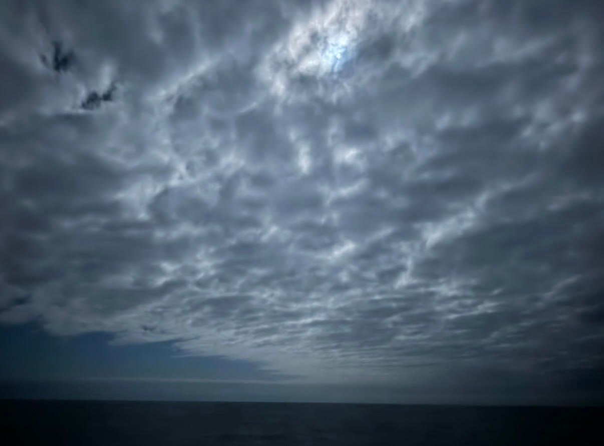 Peaceful night sky