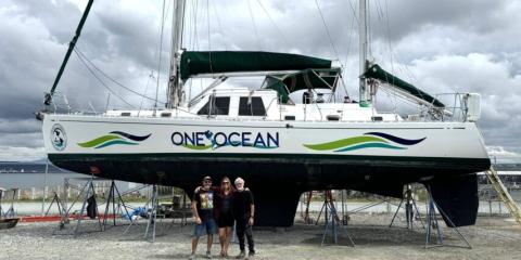 Crew in front of One Ocean