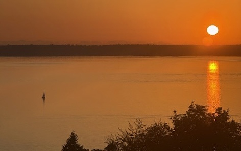 Sunset over Bellingham Bay
