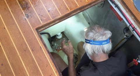 Water pump leaks