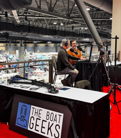 Our on board engineer, Mike Beemer representing ATA on the Boat Geeks podcast!🌎🌊 - -