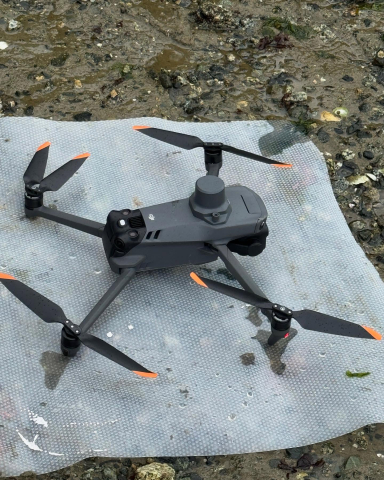 DRONE DATA COLLECTION📷🌿 We use an infrared drone to collect aerial footage of each kelp…