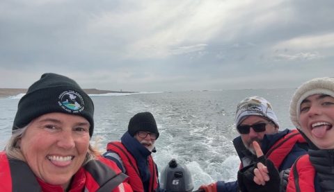Although the sea ice can cause anxiety… it also provides a beautiful scenery- and a nic…