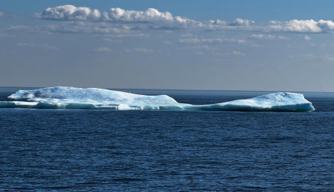 Although the sea ice can cause anxiety… it also provides a beautiful scenery- and a nic…