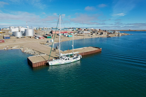 More from Cambridge Bay ⛵️ 🛳️ One major change since the 2009/2010 Around the Americas…