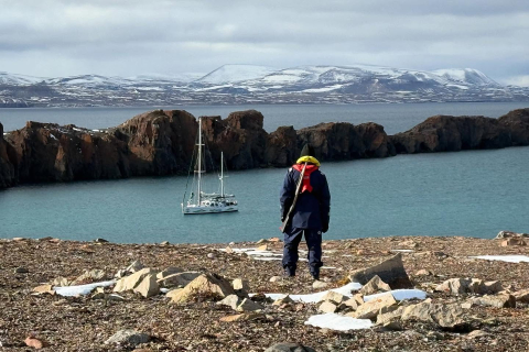 Towering, glaciated peaks welcomed us to Tay Bay.
