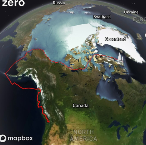 Today the One Ocean crew crossed out of the Arctic Circle — heading south through the D…