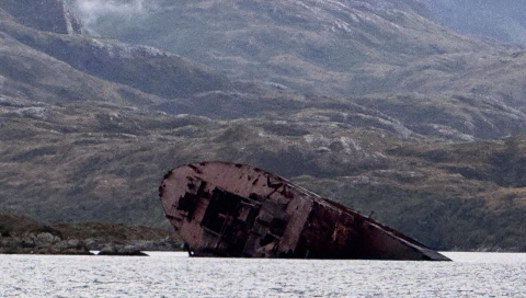In the Strait of Magellan today!