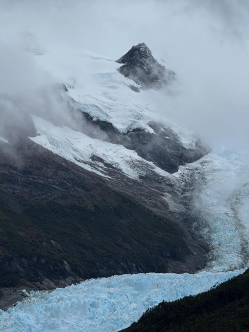 The Chilean fjords are home to numerous tidewater glaciers.