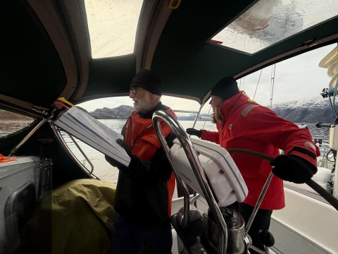 Dropped anchor in yet another awe-inspiring anchorage as we continue north through the…