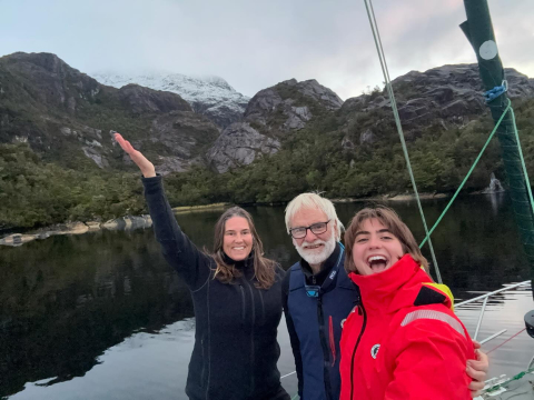 Dropped anchor in yet another awe-inspiring anchorage as we continue north through the…