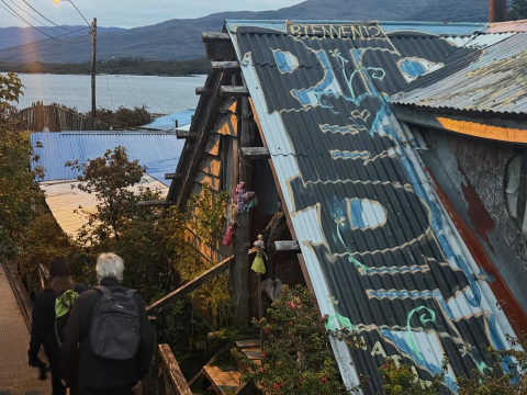 One Ocean has just departed Puerto Edén, traditional land of the Kawésqar “men of skin…