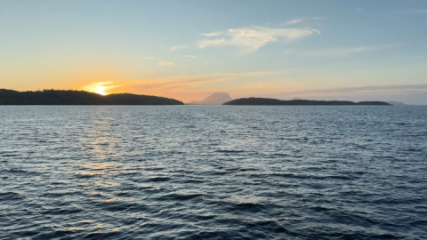 Farewell to the deep southern Chilean Fjords.