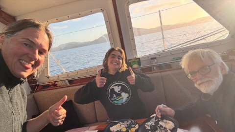 Farewell to the deep southern Chilean Fjords.