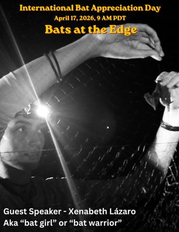 Please join us on April 17th to celebrate International Bat Day with special guest spea…