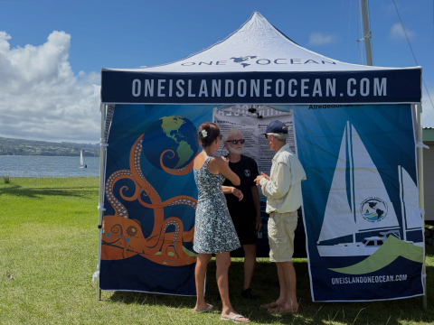 Here in Hilo, we had the opportunity to present for Manifest Youth Sailing, a sailing s…