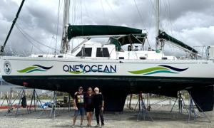 Crew in front of One Ocean